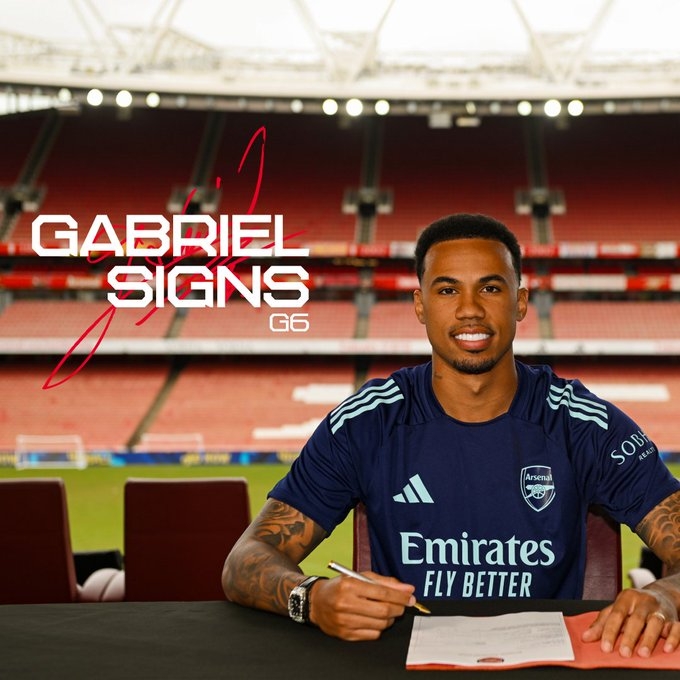 加布里埃尔：阿森纳已经成就许多，是时候赢得一些荣誉了